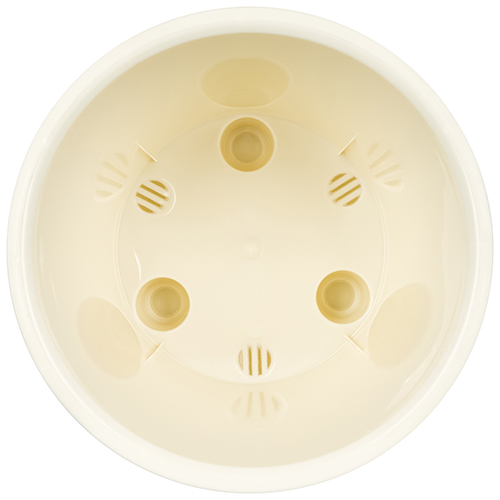 Горшок для цветов 4 л Homver Velvet 221602925/01, 200 мм, светло-бежевый