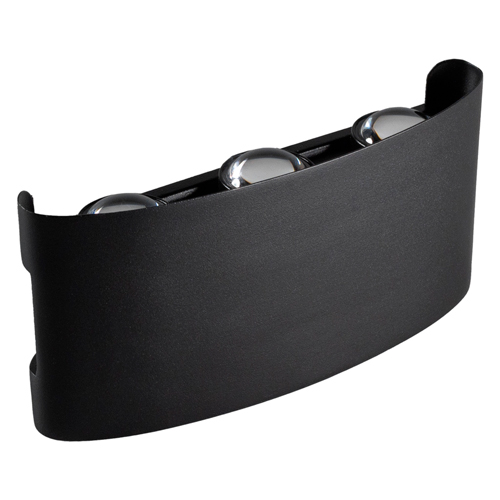 Уличный светодиодный настенный светильник WALL 6*1Вт Smartbuy 3000К IP65 230В черный (SBL16894)