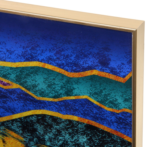 Картина интерьерная в раме "ШАНТИ", золотое дерево, 40*60см (термоусадочная пленка)