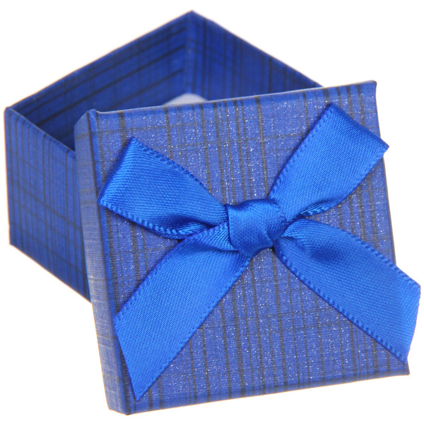 Коробка подарочная "Wish" 5*5*3,5 см, Синий