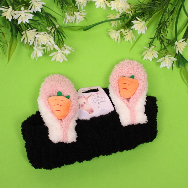 Повязка на голову "Little bunny- Bunny", микс 6 цветов, 20*6 см (подвес Единорожек)