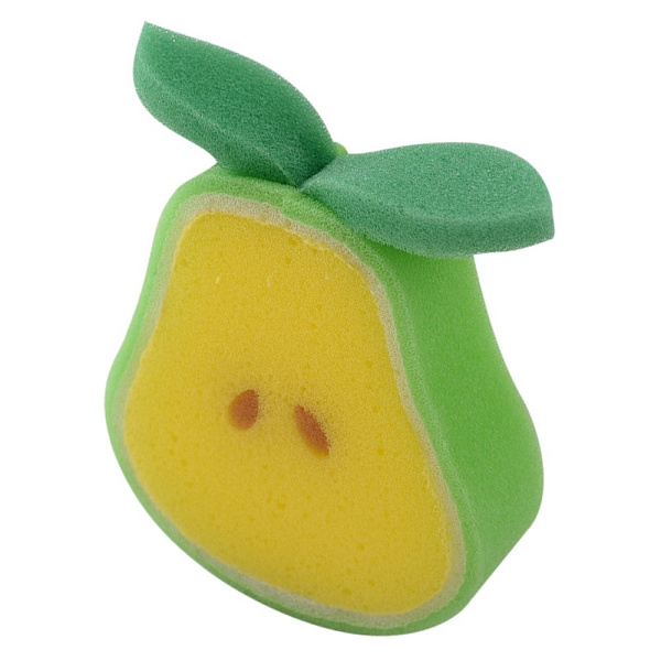 Мочалка "Груша". Размер 12х10х3 см.