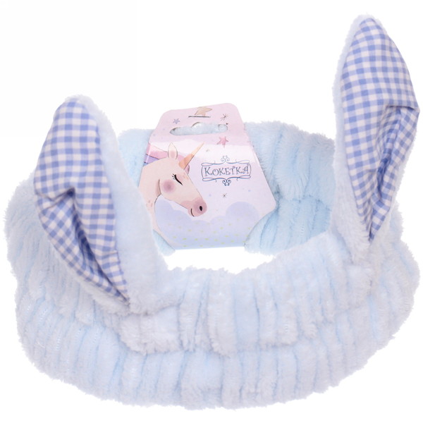 Повязка на голову "Little bunny- Buchi", микс 4 цвета, 20*6 см (подвес Единорожек)