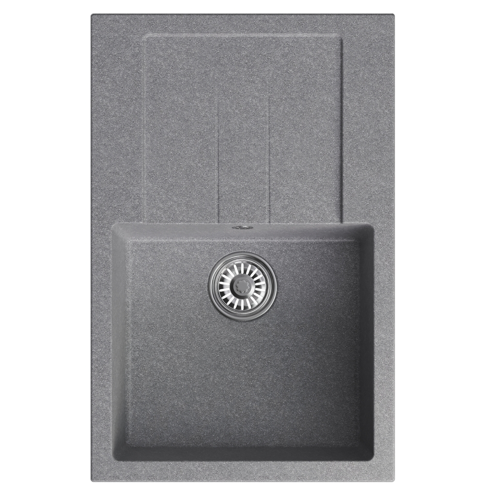 Мойка ML-GM31 с крылом, графит, 342, 770*500*190мм NEW