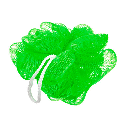 Мочалка для душа "Бант" малая, цветная, 10 см, 20 г, soft, 5 цветов, для бани и сауны "Банные штучки"