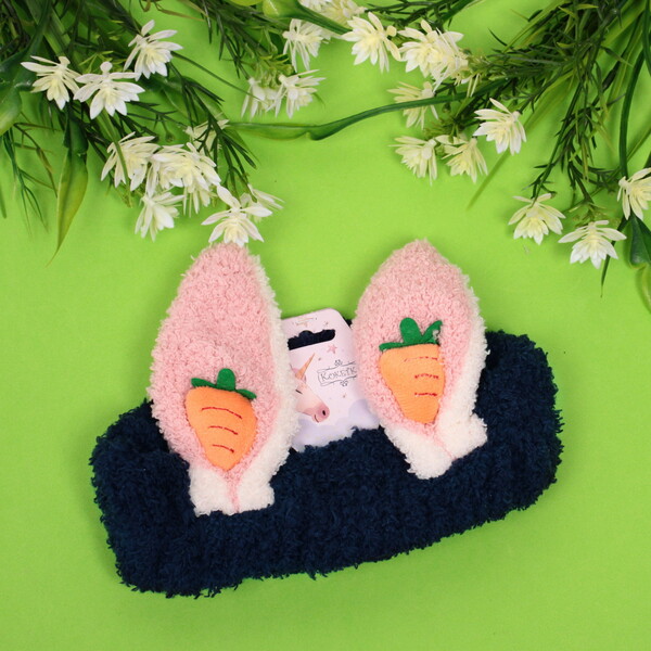 Повязка на голову "Little bunny- Bunny", микс 6 цветов, 20*6 см (подвес Единорожек)