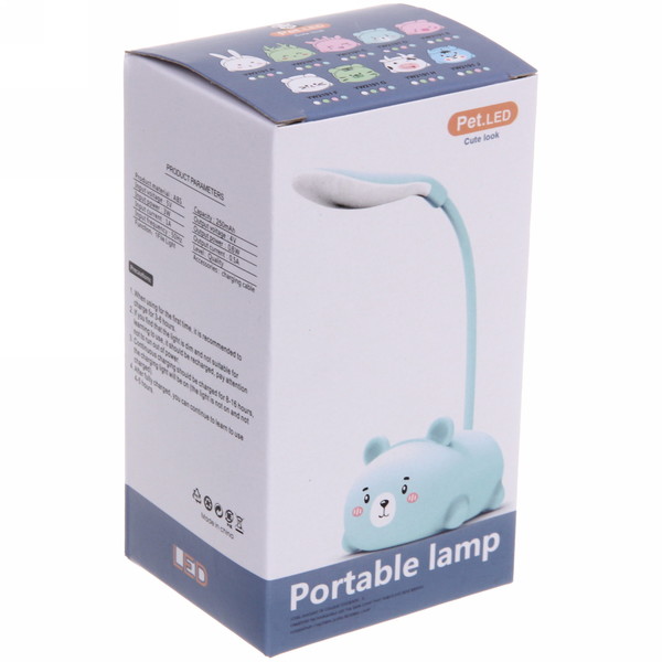 Светильник настольный "Marmalade-Олененок" LED 28,5*9,2*6,8см USB 5v 3w, Розовый