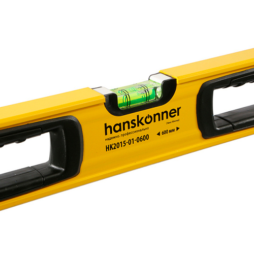 Уровень алюминевый 600 мм Hanskonner HK2015-01-0600