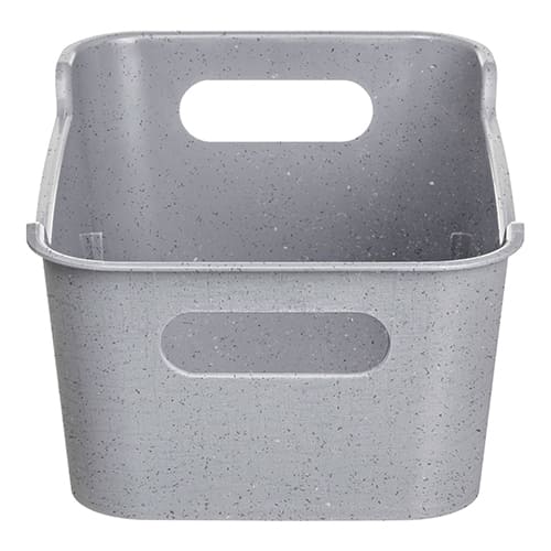 Корзинка универсальная 4.1 л Homver Mango 223300335/06, 290х180х105 мм, гранит серый