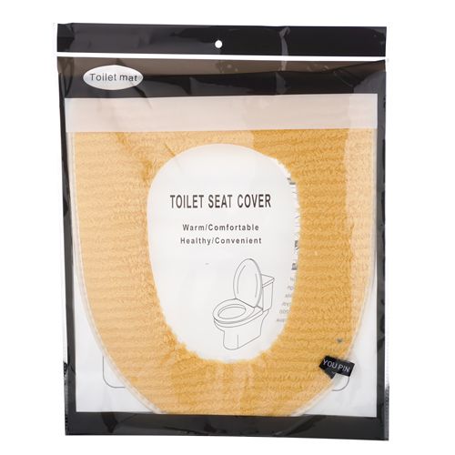 Сиденье для унитаза чехол 42,5х37см, искусственный мех, цвета в ассортименте, 1/