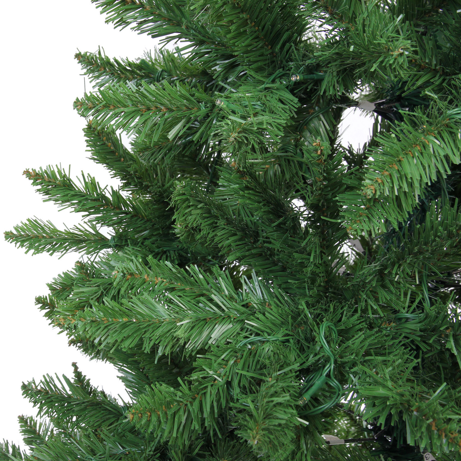 Ёлка "Свет в ночи" 150 см, ПВХ (600 веток) 220 ламп LED (свечение-Теплый белый)