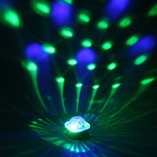 Диско-шар Dancer" с ремешком на руку, авторежим, датчик звука (в комплекте с присоской), RGB (220V)