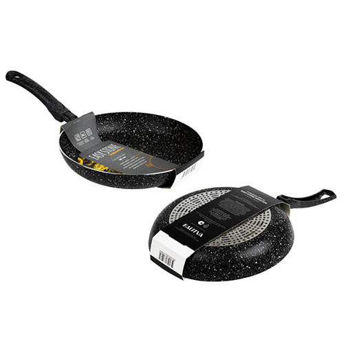 Сковорода 26см с ручкой, б/кр, а/п. Easy Stone Induction. Алюминий марки А5