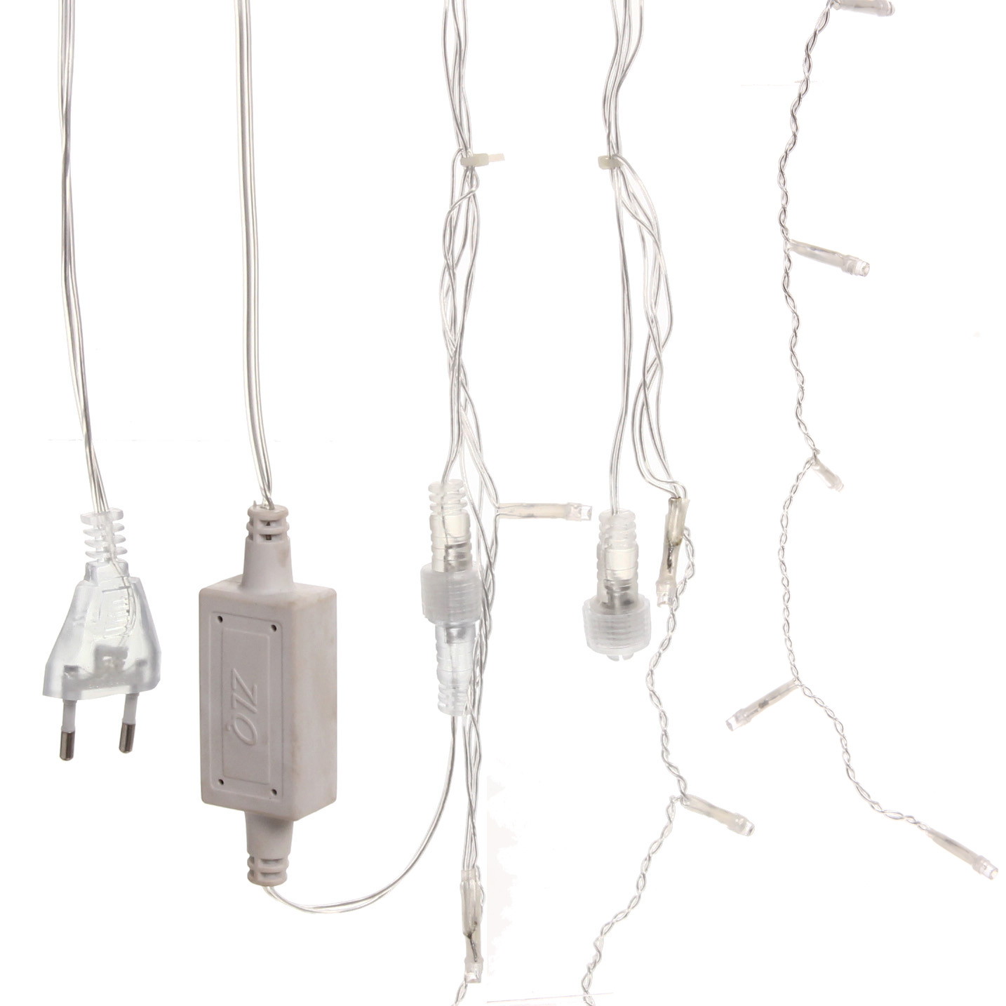 Гирлянда для улицы ЗАНАВЕС "Мерцание" ш2* в3,0 м 480 ламп LED, прозрач.пров,1 реж.,IP-54, Синий (возможность соединения)