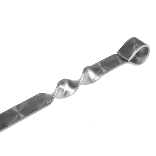 Шампур для люля кебаб кольцо узором 450х20х3 мм. без дер ручки	Узбекистан (5/25)