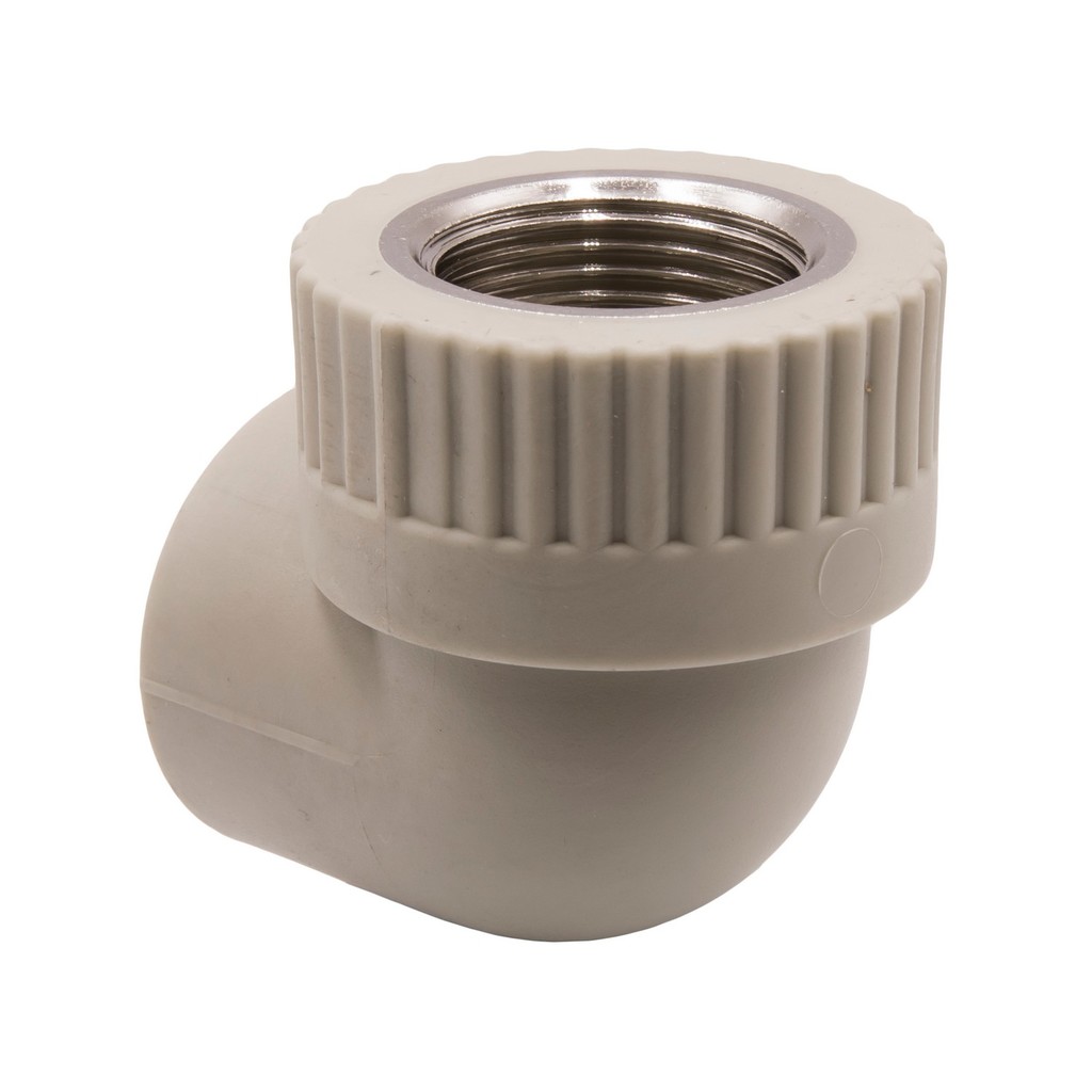 Уголок комб. вн 25х3/4'' EVER® plast  СЕРЫЙ (Россия)