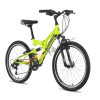 Велосипед Stinger 24" Highlander 14",зеленый, рама сталь TY-21/TZ30/TS-38 (рост 135-150см)