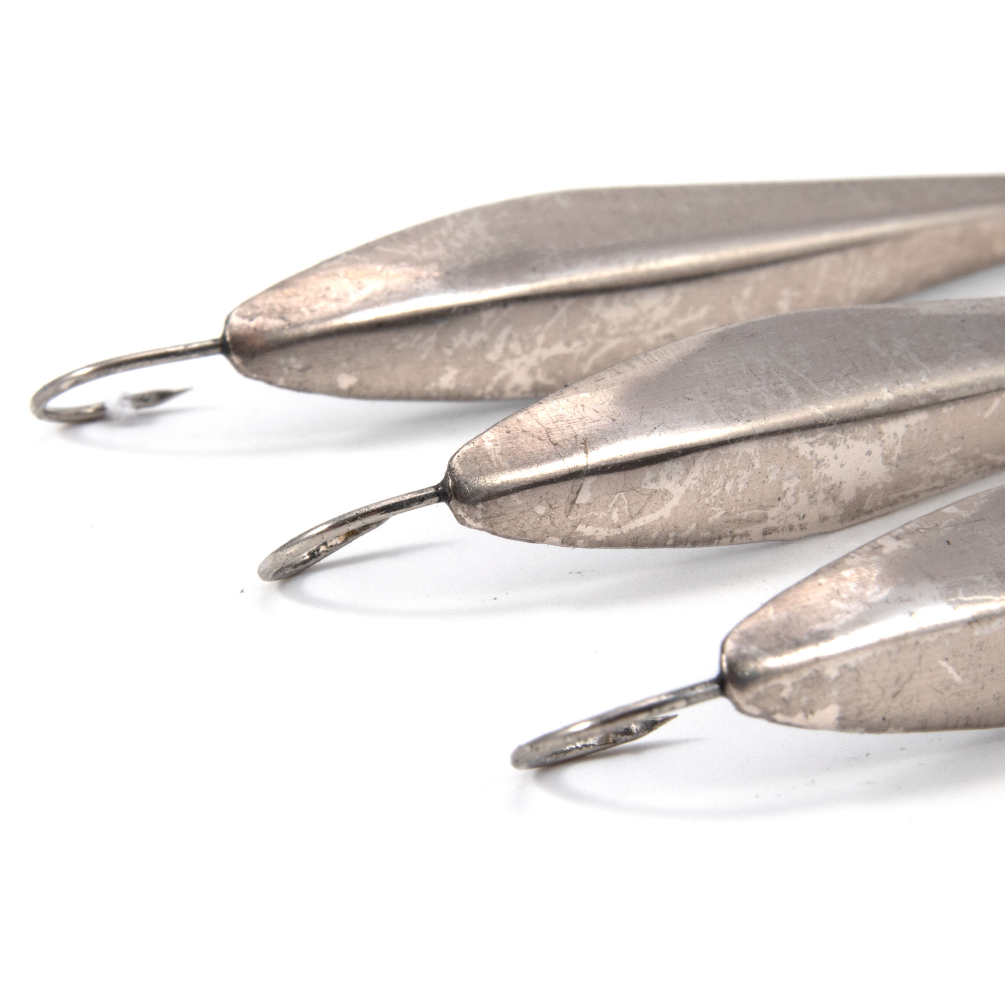 Блесна вертикальная "Яман" Булава, размер 60 мм, вес 10,7 г, цвет никель (уп.3 шт.)/150/