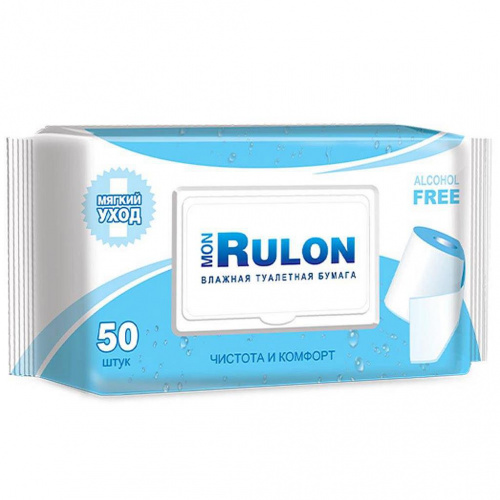 Бумага туалетная влажная Mon Rulon (50 шт)