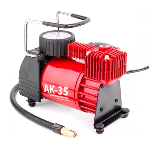 Компрессор автомобильный (AUTOPROFI) АК-35 35л/мин 12V 150W 10 атм с сумкой (1/6)