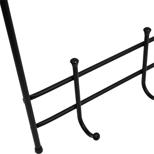 Вешалка настенная 5 крючков с полкой 410х250х745мм ВПТ5/Ч Черный (НИКА) (Россия) (1/5)