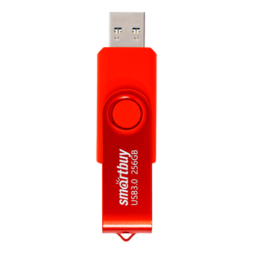 Флеш-накопитель UFD 3.0/3.1 Smartbuy 256GB Twist Red, SB256GB3TWR