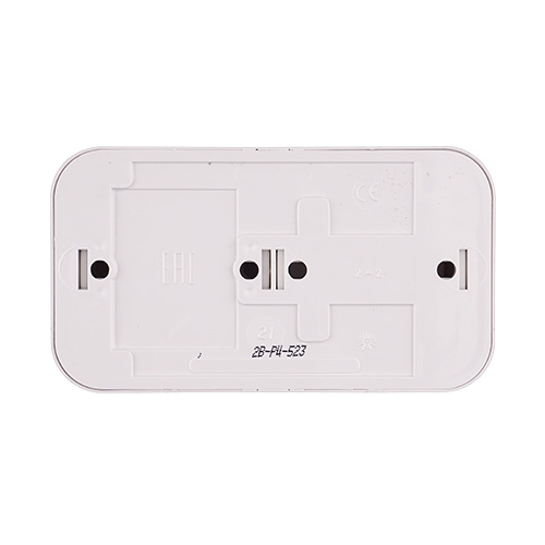 Розетка блок 2кл.выкл+розетка б/з BYLECTRICA (Пралеска) 2В-РЦ-523 ОП БЕЛЫЙ (1/54)