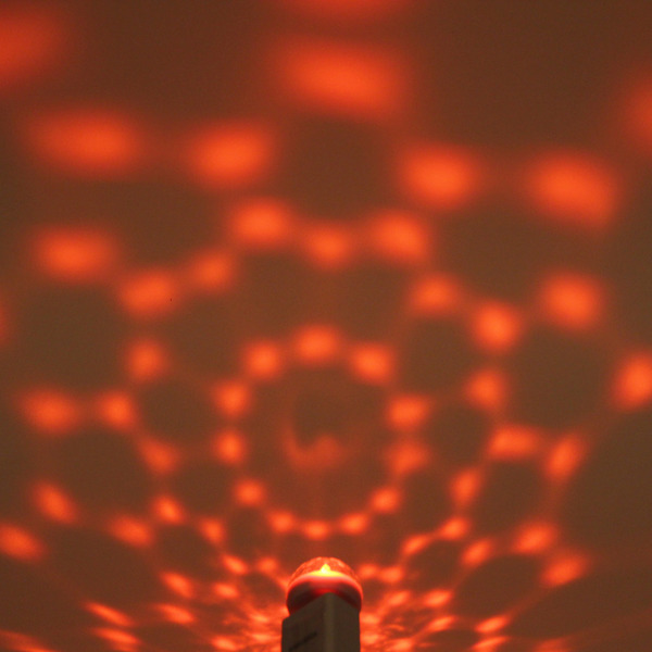 Диско-шар mini "Каледоскоп", LED (красный, зеленый, синий), переходник USB для iPhone