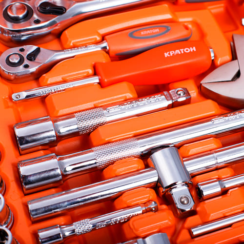 Набор инструментов Кратон TS-28 multi 101, 1/4"+1/2"
