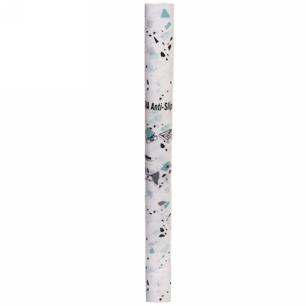 Коврик для кухонных ящиков в рулоне 45*125см "Краски" мятный