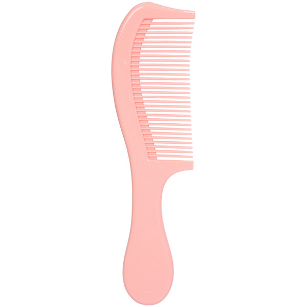 Расческа классическая с ручкой "ЭФЛОДИ", цвет розовый, 20*5см (блистер ЭФЛОДИ)