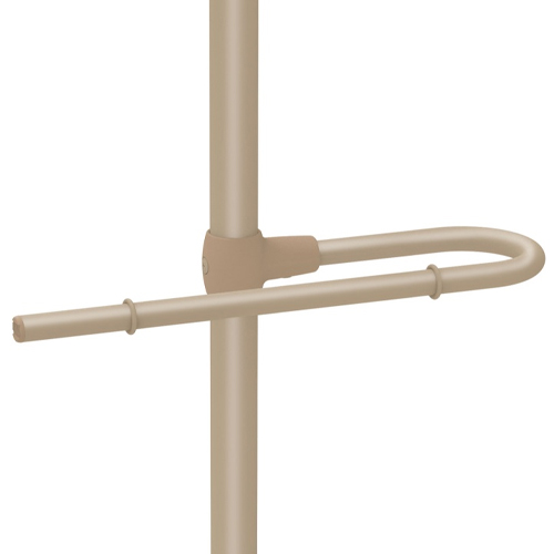 Вешалка костюмная напольная ВКН1, бежевый металлик
