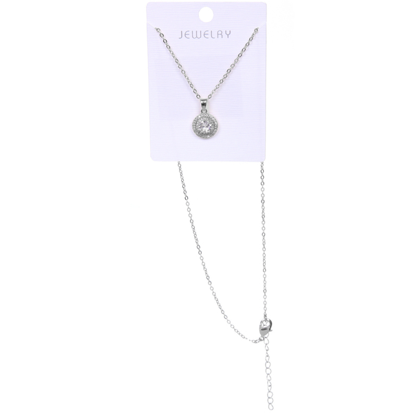 Подвеска из гиппоалергенного сплава со стразами "ЭЛЛАДА", цвет серебро и золото, d-20см/1см