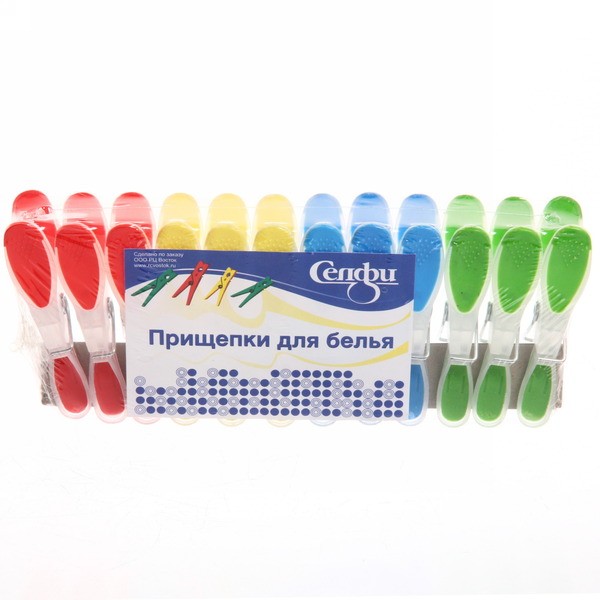 Прищепки бельевые Селфи (12шт) 201