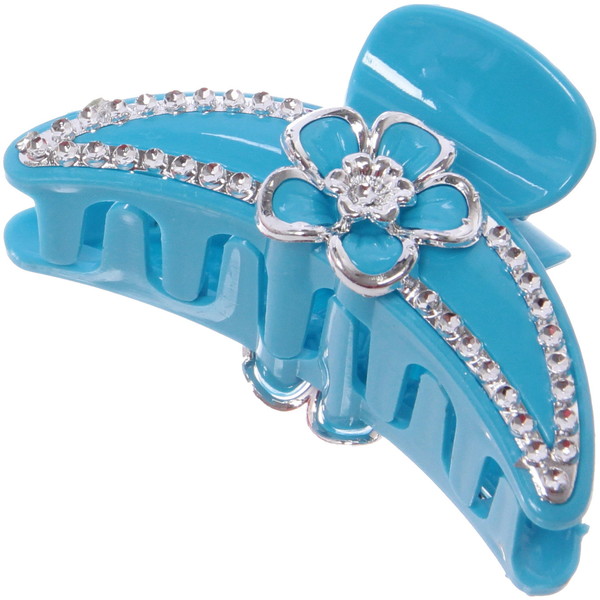 Заколка-краб для волос на блистере "Emily Collection - Lili", микс 6 цветов, 7,5см 
