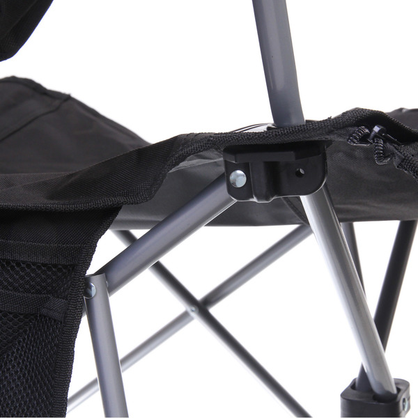 Кресло складное 2 в 1 до 100 кг DC-8077, 83*55/110*85 см, цвет: чёрный, Турист Мастер