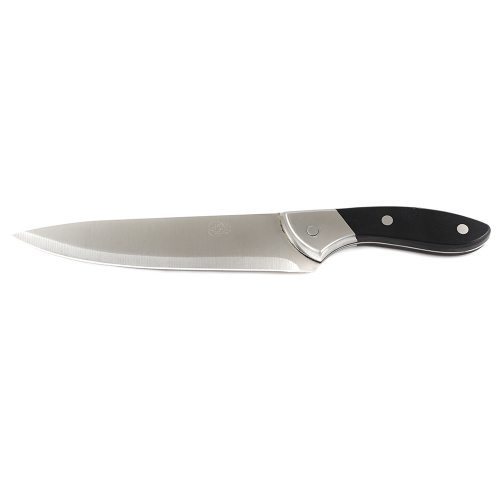 Нож кухонный 19,0см SILIU С 02 поварской, углерод. сталь, карболит. ручка 1/240