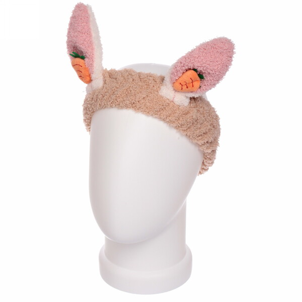 Повязка на голову "Little bunny- Bunny", микс 6 цветов, 20*6 см (подвес Единорожек)