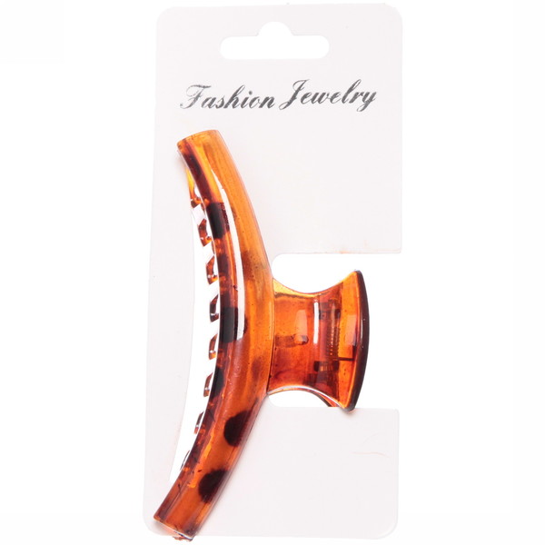 Заколка-краб для волос на блистере "Diana Collection - Rita", микс 6 цветов, 9.5см 