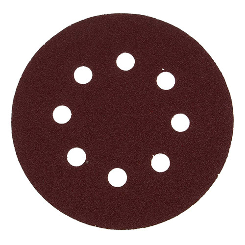Круг шлиф. 125 мм, P60 из абразивной бумаги на велкро основе, 8 отверстий, 5шт. ЕРМАК, 1/160