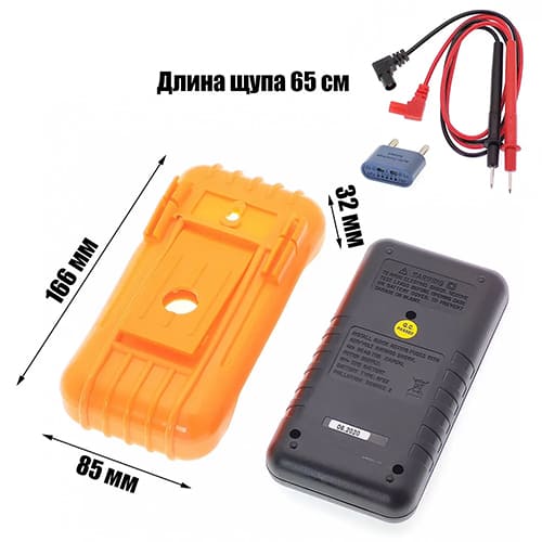 Мультиметр цифровой в калоше Орбита OT-INM32