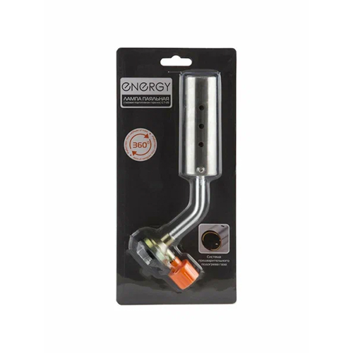 Горелка газовая, лампа паяльная, портативная ENERGY GT-05, цанговое соединение, 1/10