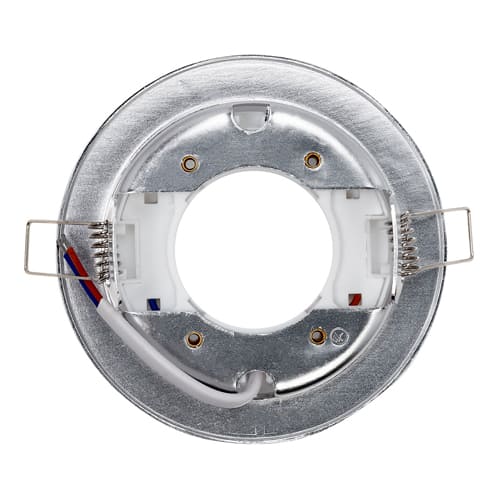 Светильник встраиваемый под лампу GX53, SBL-24SL/WH-GX53/50, серебро/белый