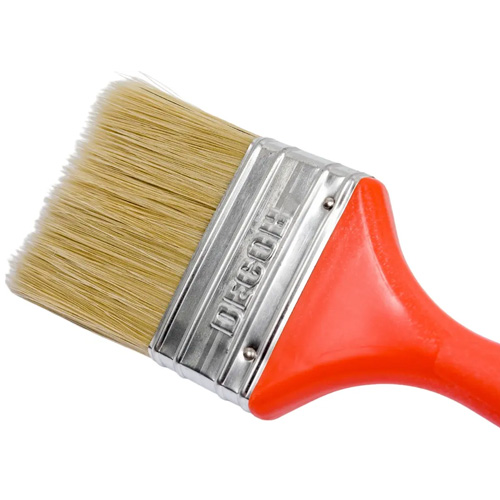 Кисть DECOR "PROFI универсальная 65х15 мм, смешанный ворс, пластиковая ручка, светлая