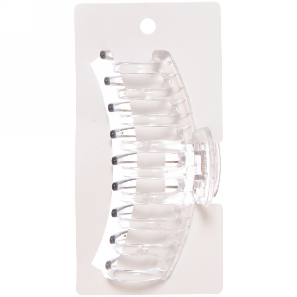 Заколка-краб для волос на блистере "Diana Collection - Liza", микс 6 цветов, 11*5см