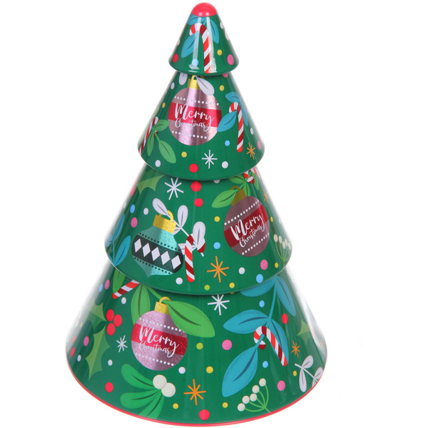 Банка жестяная "Ёлка" 28*17,5см