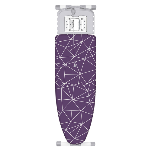 Доска гладильная Валенсия 1 тефлон НВ1Т, с линиями на сливовом