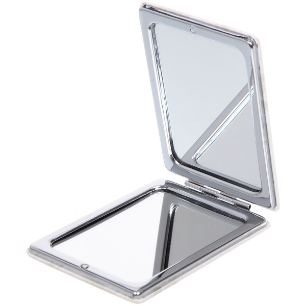 Зеркало косметическое двойное "ФРАТЕЛЛИ", циния, 6*8,5см (пакет с подвесом)