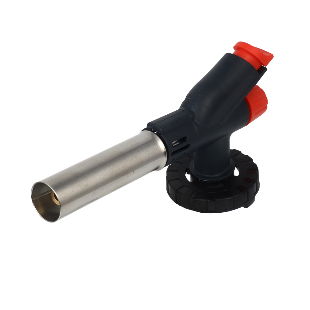 ЕРМАК Горелка газ. с пьезорозжигом, цанговый захват, широкое cопло; 15,3х5х8,5см