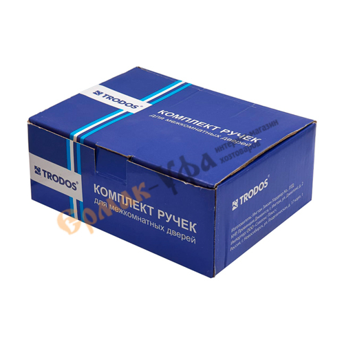 Ручка защелка ЗВ2-05 универсальная Trodos, бронза, 1/24